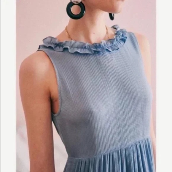 Sezane Silk Josia Dress Size 4 - Picture 3 of 15